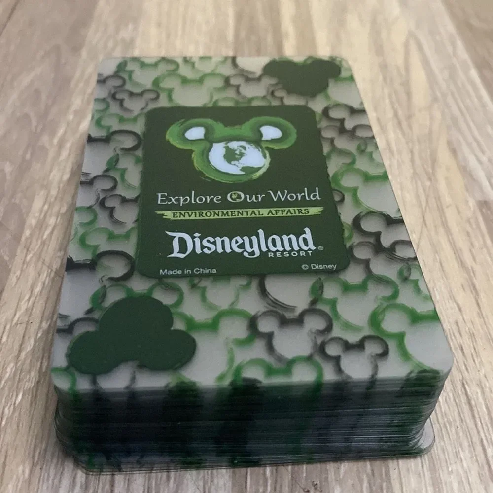 Disney Mickey Mouse Minnie Mouse Pluto goofy playing cards rare Disneyland park